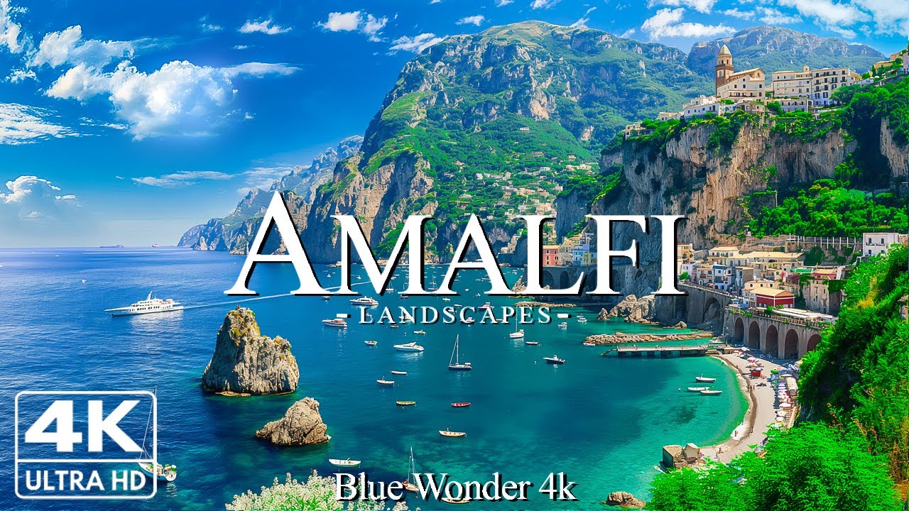 Amalfi UHD - Scenic Railaksation Film z Calming Music - 4K Video Ultra HD