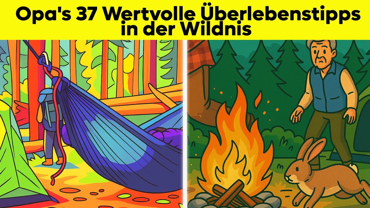 Opa's 37 Wertvolle Überlebenstipps In Der Wildnis, Die Irgendwan Dein Leben Retten Werden!