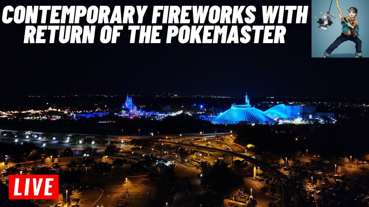 🔴 LIVE: Happily ever after Fireworks from the contemporary with @returnofthepokemaster