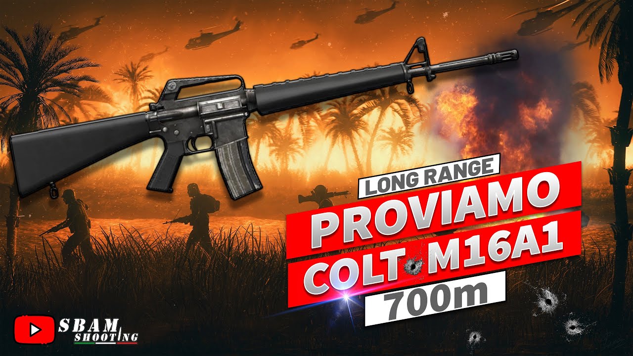 Colt M16 a lunga distanza, un'icona del Vietnam!