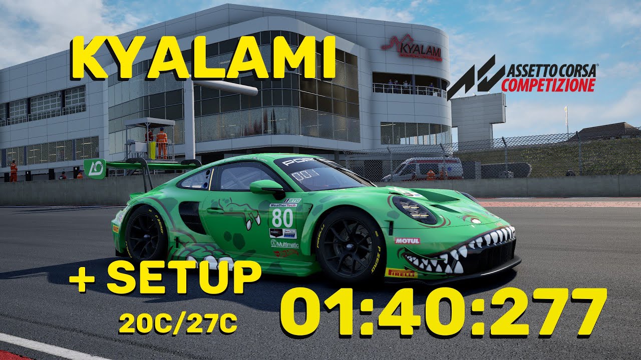 ACC Hotlap Porsche 992 GT3 R @ Kyalami - 1:40:277 W/ Free Setup