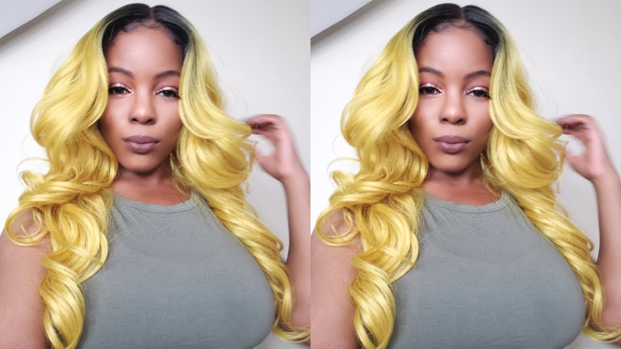 This Yellow Hair!!🍋🍋| Sensationnel Empress Lace Wig JOCELYN