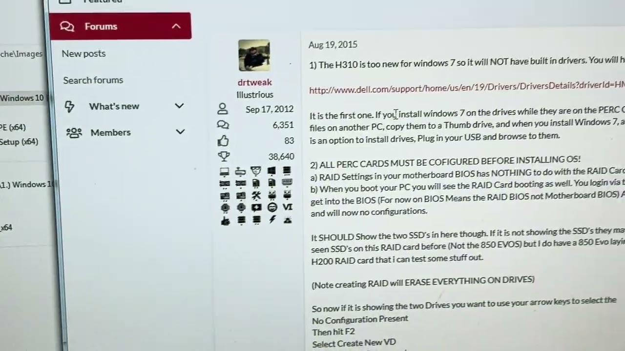 Dell perc h310 raid controller nightmare&hellip;