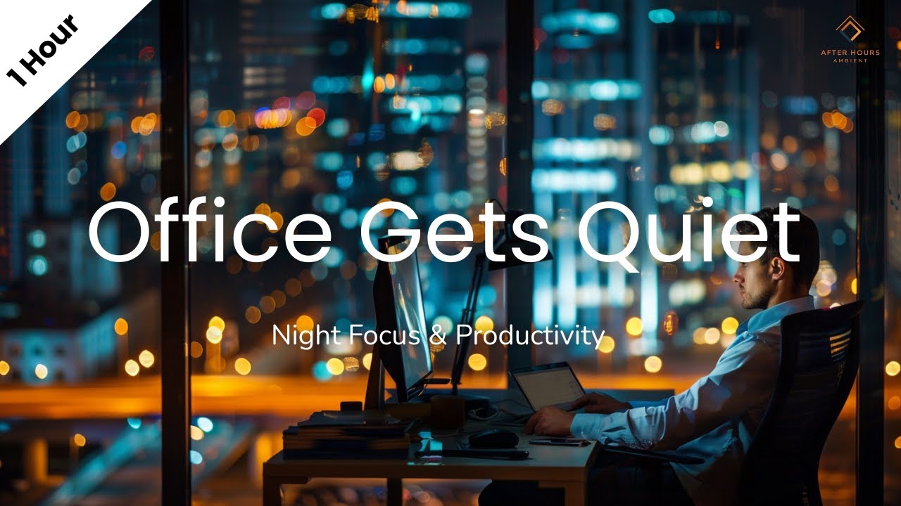 When the Office Gets Quiet | Corporate Ambient for Night Focus & Productivity