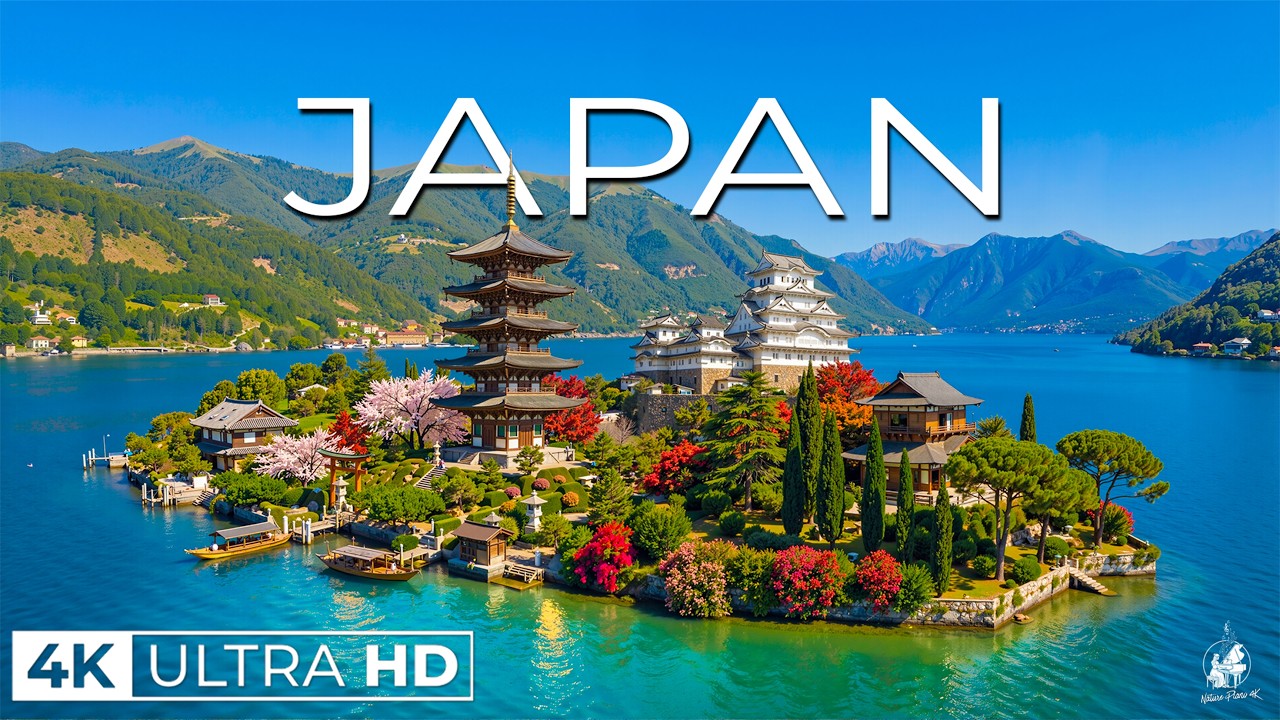 Япония 4K 🇯🇵 | Кинематографические пейзажи, гора Фудзи и Токио в формате Ultra HD