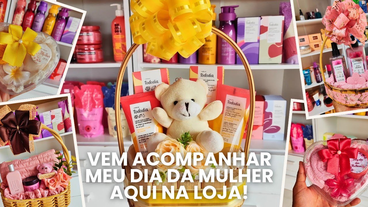 VEM ACOMPANHAR COMO FOI MEU DIA DA MULHER AQUI NA LOJA!