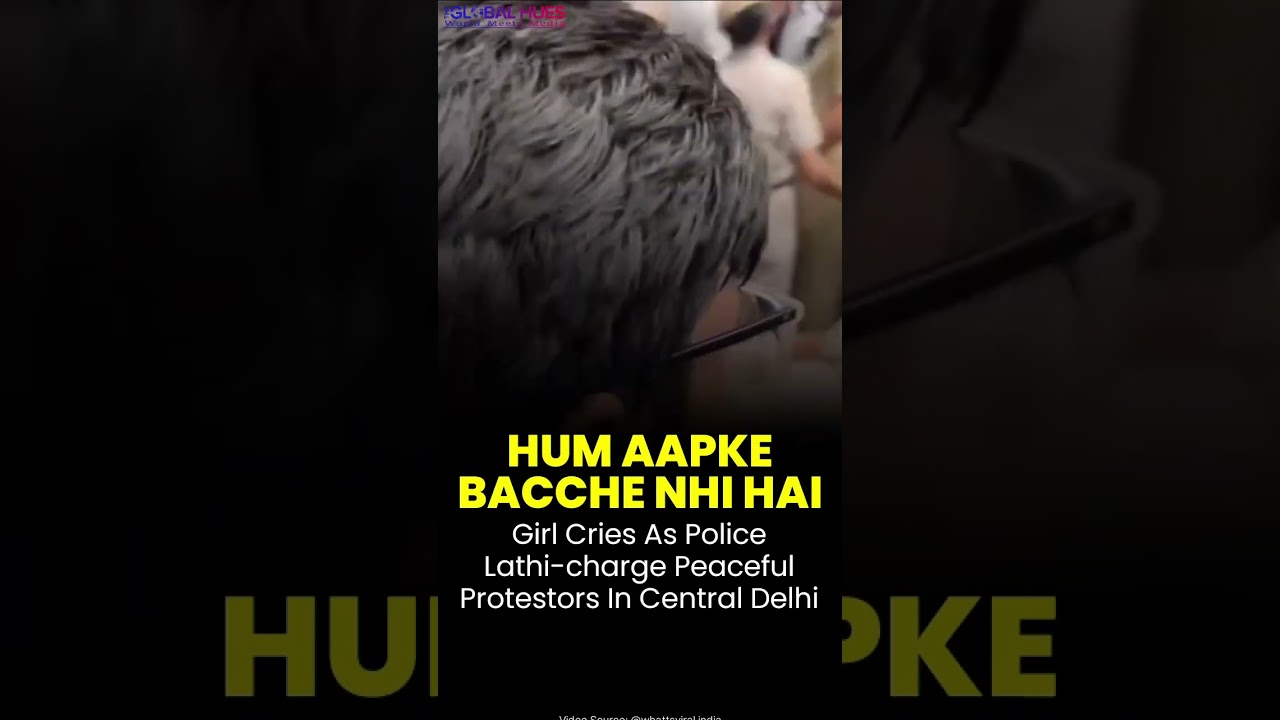 Hum Aapke bacche nhi hai #lathicharge #cjpprotest #students #peacefulprotest #viralshorts #tgh