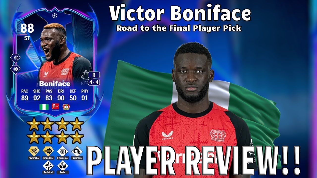 🔥⭐ 88 Rated Victor Boniface PLAYER REVIEW! 1 of 2 Player Pick SBC🔥⭐. FC 25 Ultimate Team