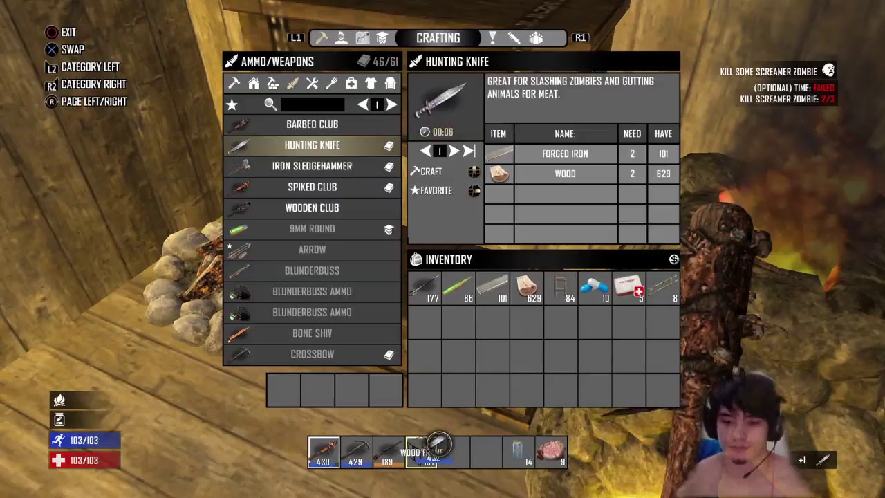 mais uma live de 7 Days to die pra vcs galera !!!Dia 38