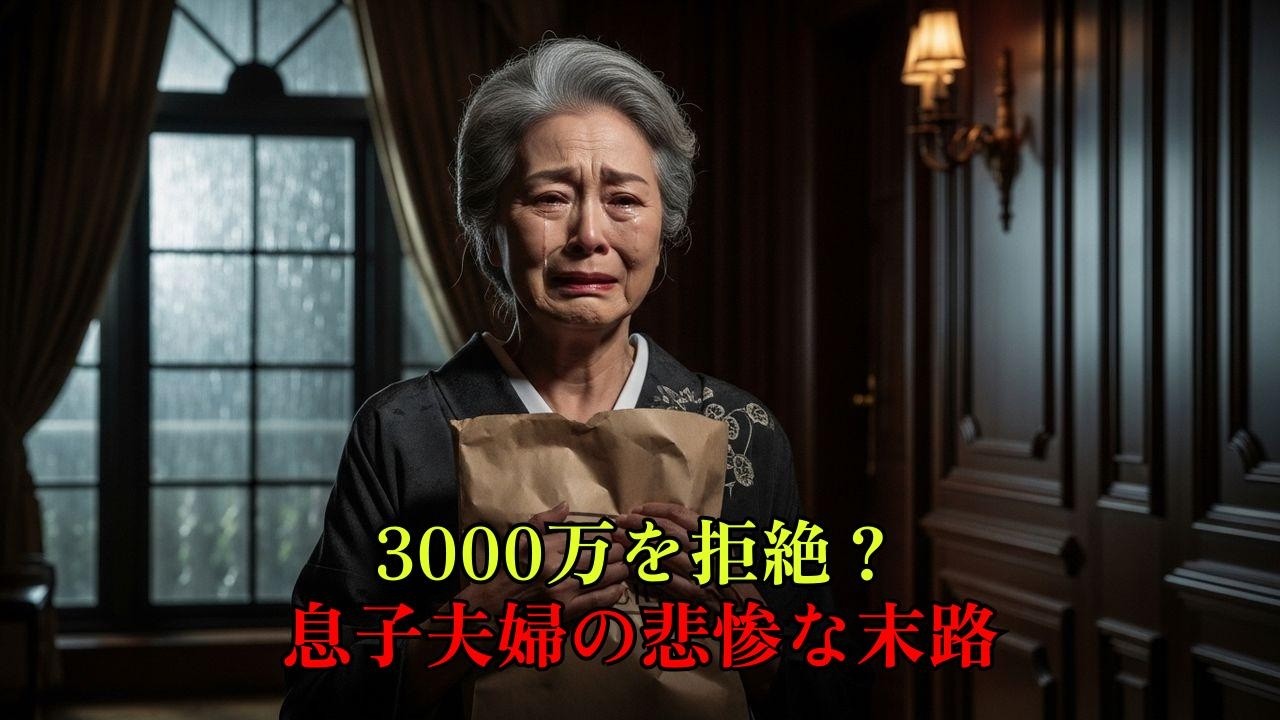 孫の誕生日に玄関で追放された母。紙袋の中身で息子夫婦が絶望…