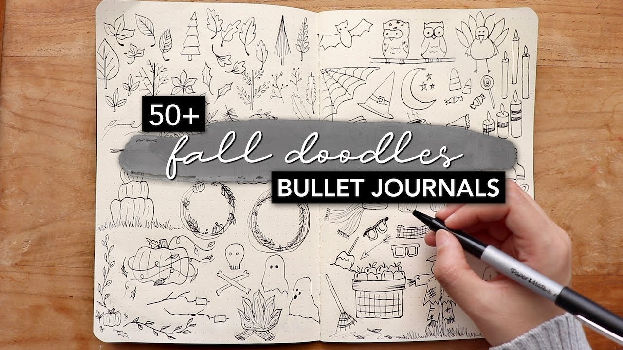 FALL BULLET JOURNAL DOODLE IDEAS | 50+ FALL DOODLE IDEAS