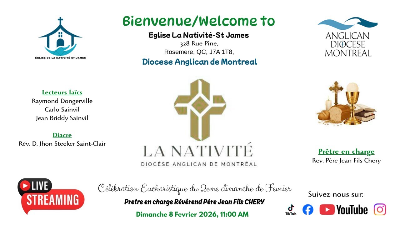 Celebration Eucharistique du dimanche 8 fevrier 2026
