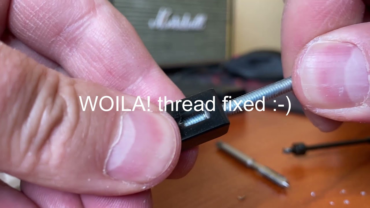 Repair Floyd Rose Special damaged saddle
