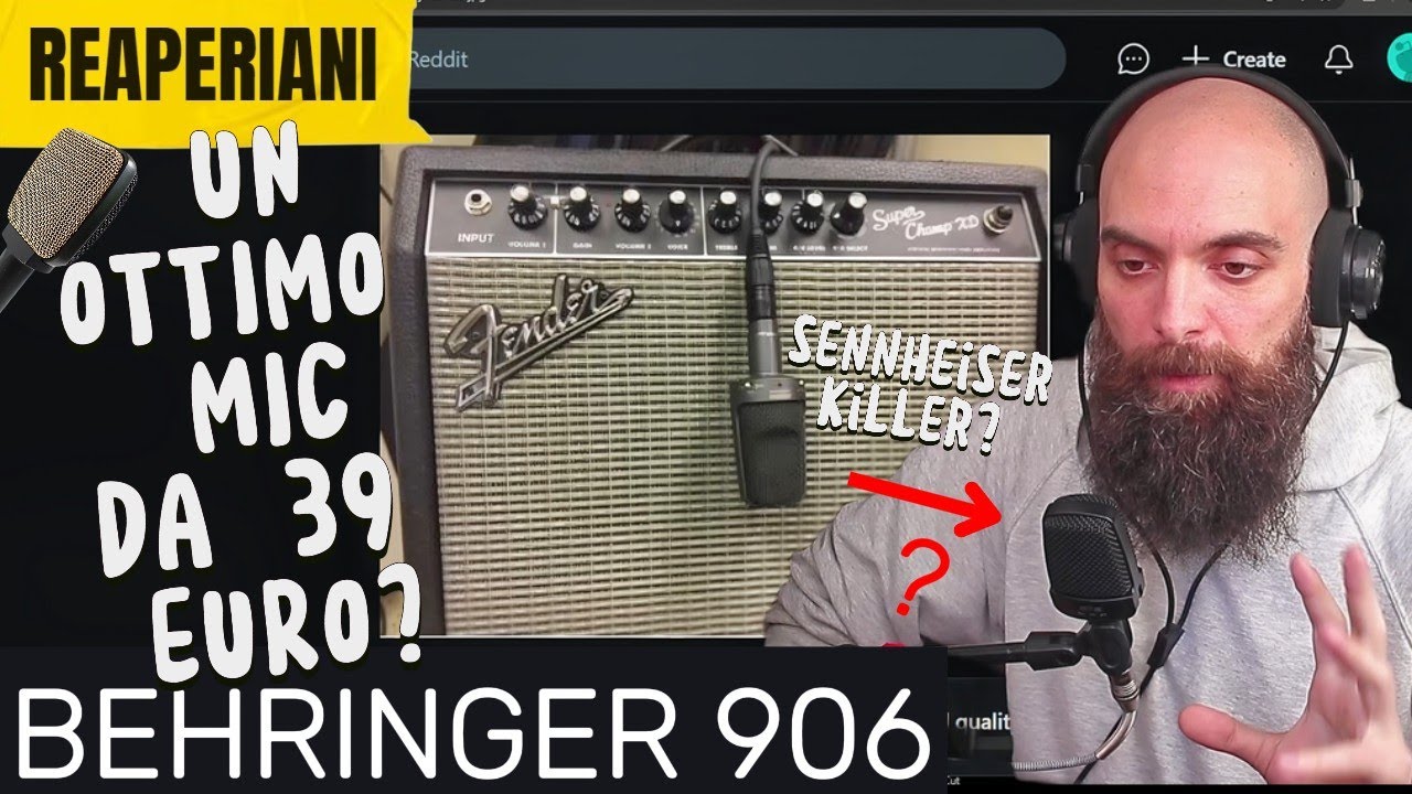 Microfono per Ampli a 39€?! Test del Behringer BA 906 (Clone Sennheiser e906)