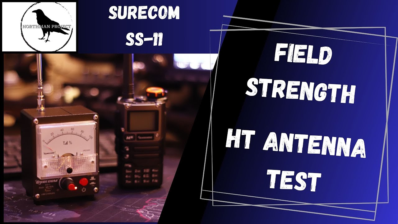 HT Antenna Testing with Surecom SS11 Field Strength Meter!
