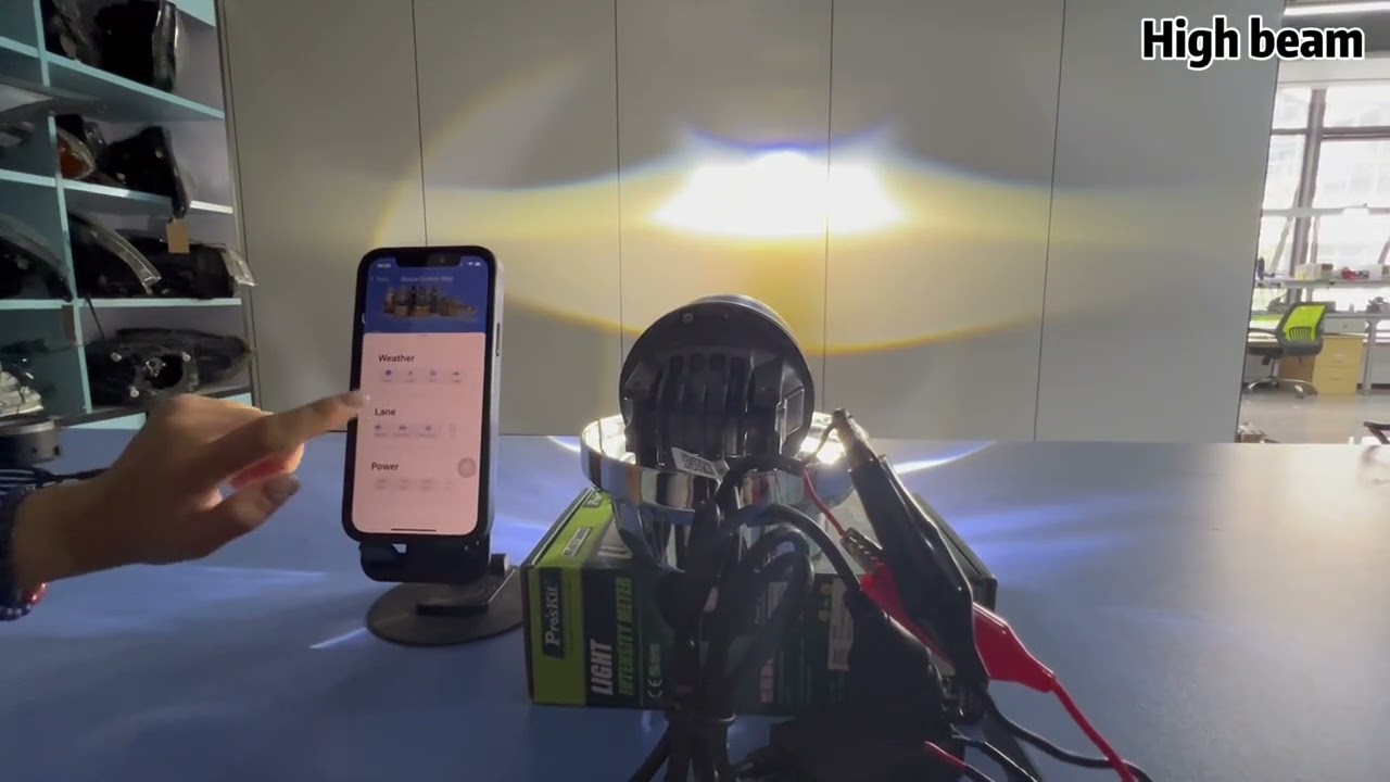 App control+ remote control 3-inch LED fog lens
