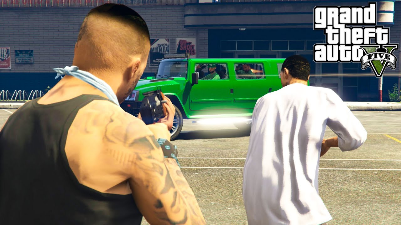 JOINING A GANG - DRIVE BY ON GANG MEETING!! (GTA 5 Mods)