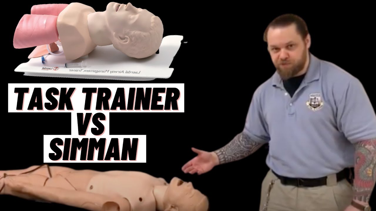 How to use Airway Task Trainers vs High Fidelity Simman Simulator? EMS Lab Instructor Tips