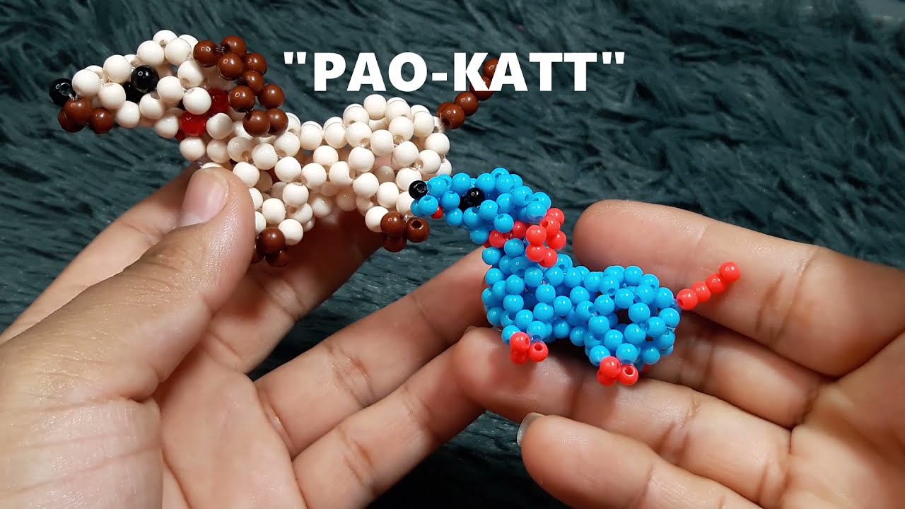 Como hacer perrito/ cachorro hecho con perlas