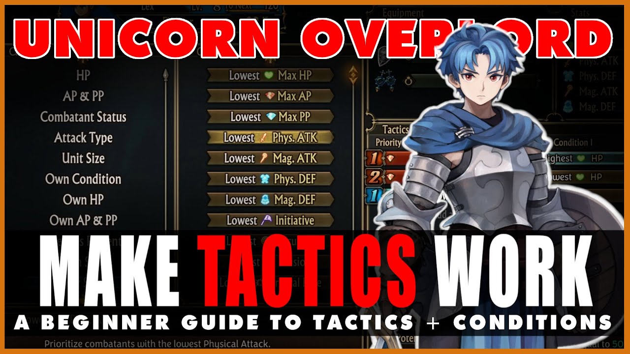 Unicorn Overlord | Comprehensive Tactics Guide | CORRECTIONS IN COMMENTS