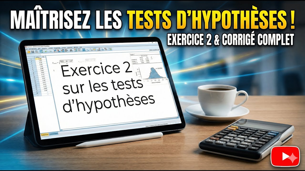 Exercice 2 Tests d'hypothèses
