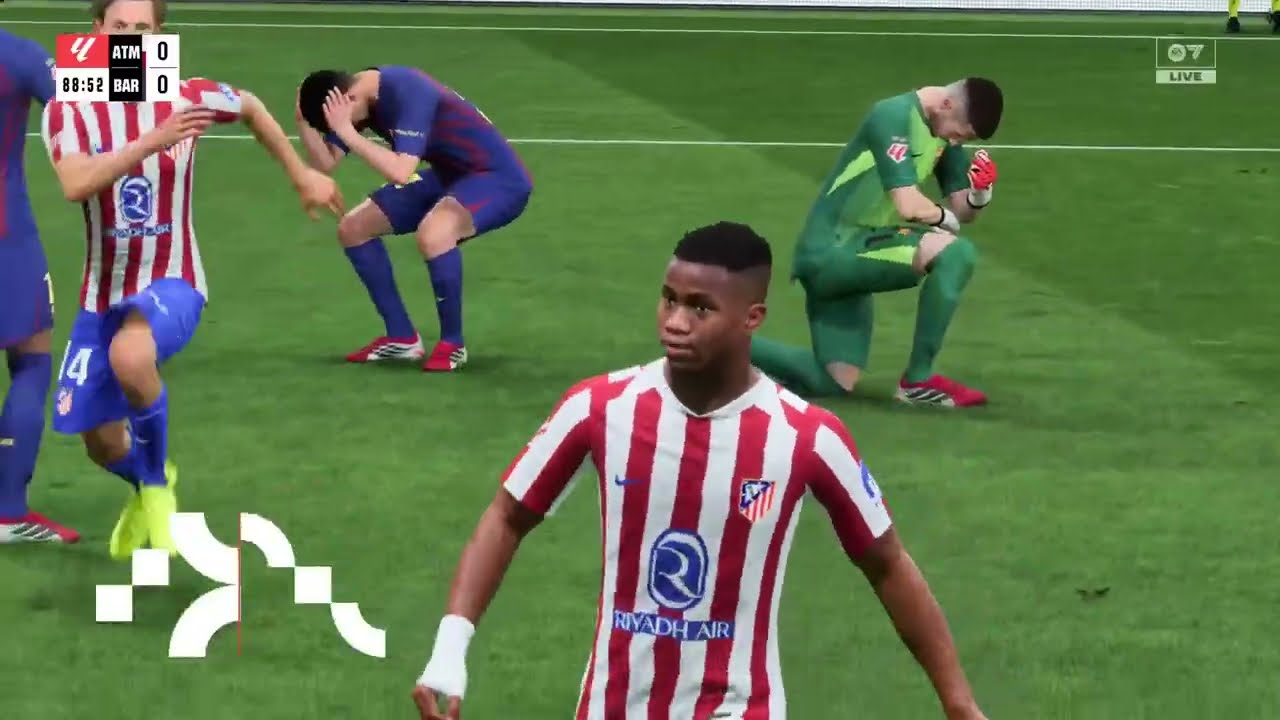 Can Barça  make a comeback? |  Atlético Madrid vs Barcelona | Full Match | PS5 Gameplay |