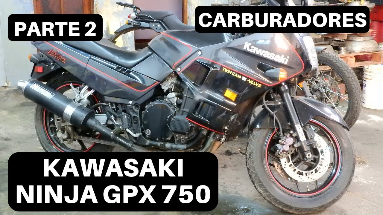 Kawasaki Ninja GPX 750 Restauracion Parte 2 Carburadores