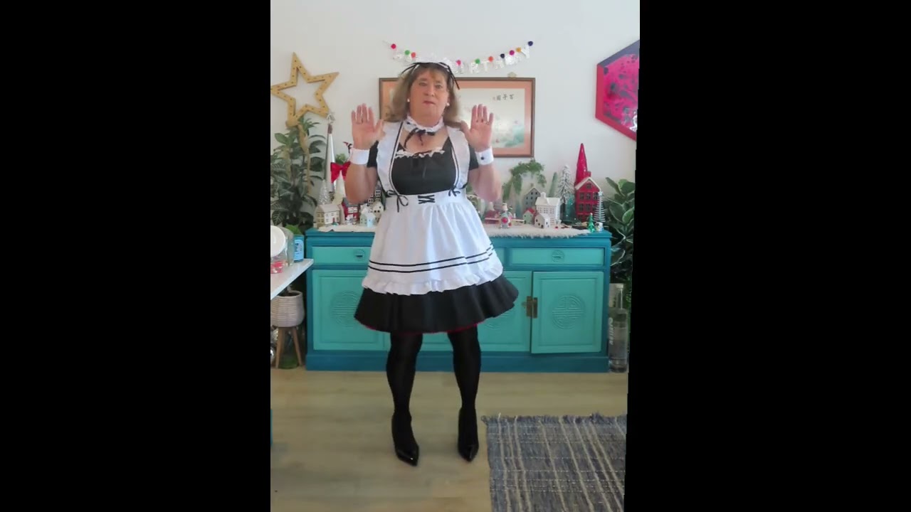 French Maid #crossdressing #crossdressing