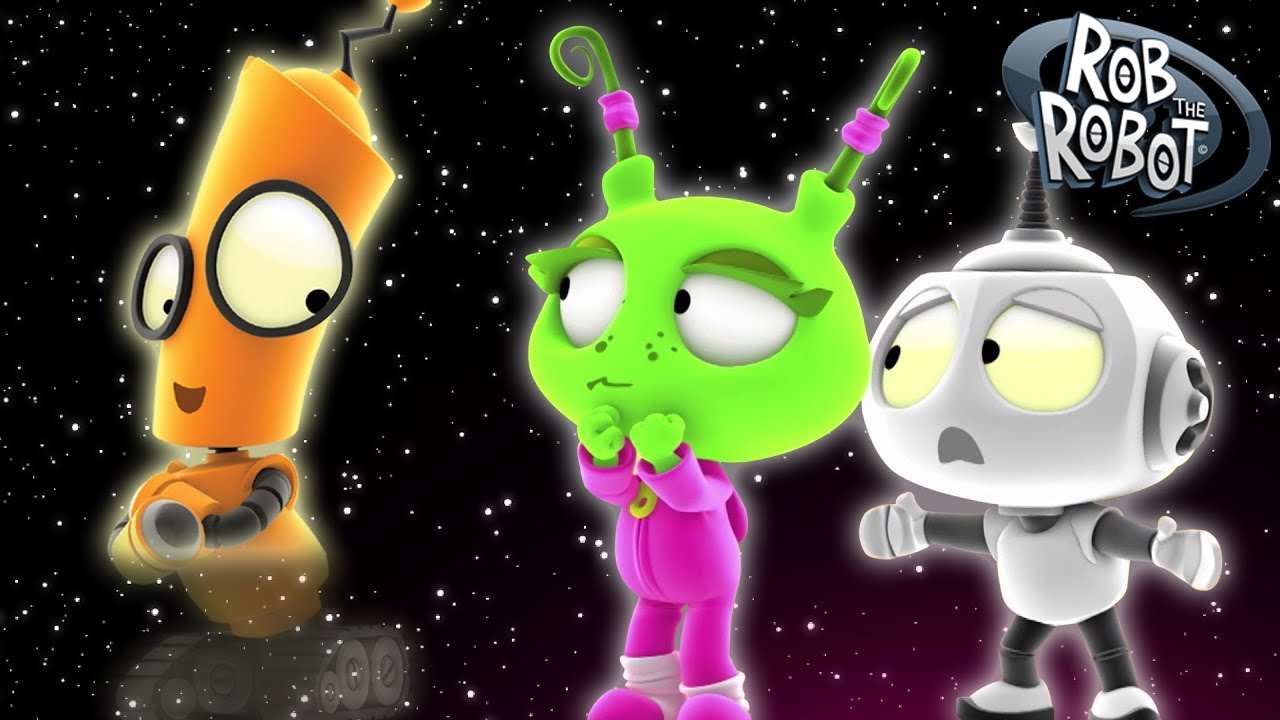 Trouble at Hide and Seek Planet! 😱 | Rob the Robot | Kids Educational Cartoons