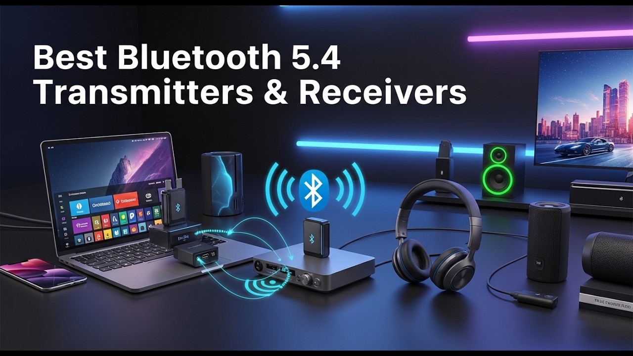 TOP 5 Best Bluetooth 5.4 Transmitters & Receivers 2026 | Bluetooth 5.4 Transmitter And Receiver
