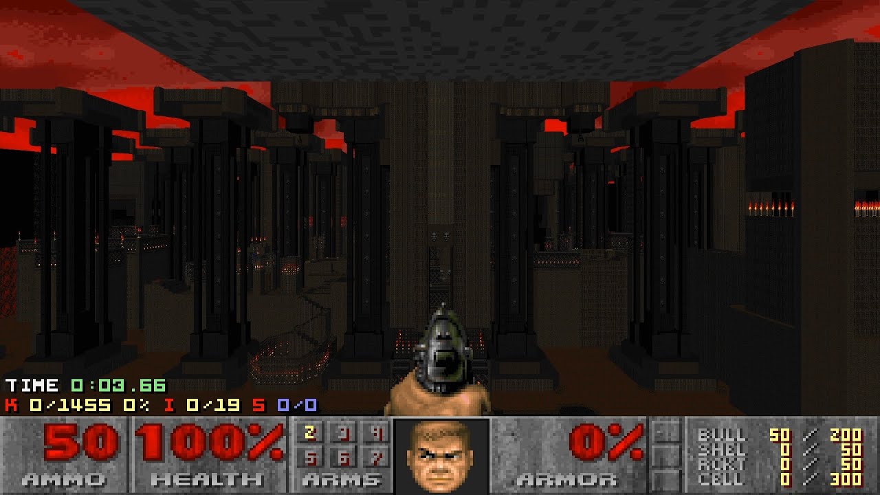 Doom II: Sunder - Map 09 (The Cage) UV-Max in 19:52