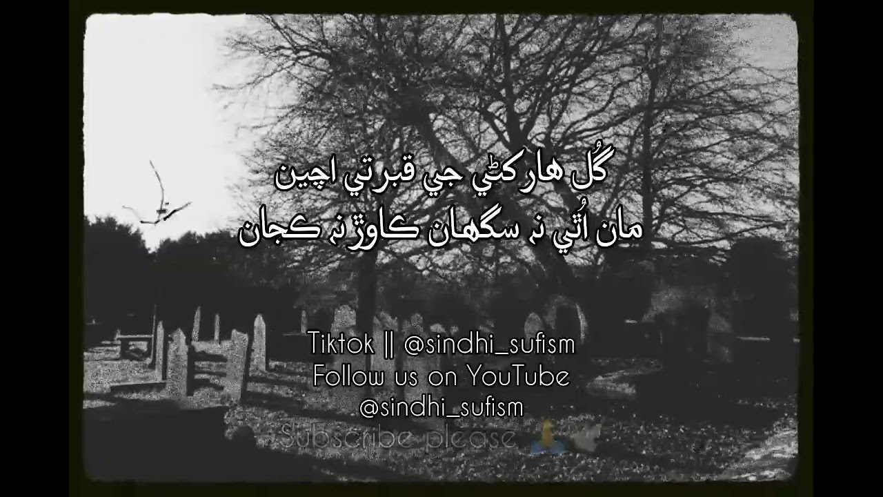 Gul Har Khuni Je Qabar Ty enden New Sindhi Song || #sindhisadsong #whatsappstatus #sindhi_sufism