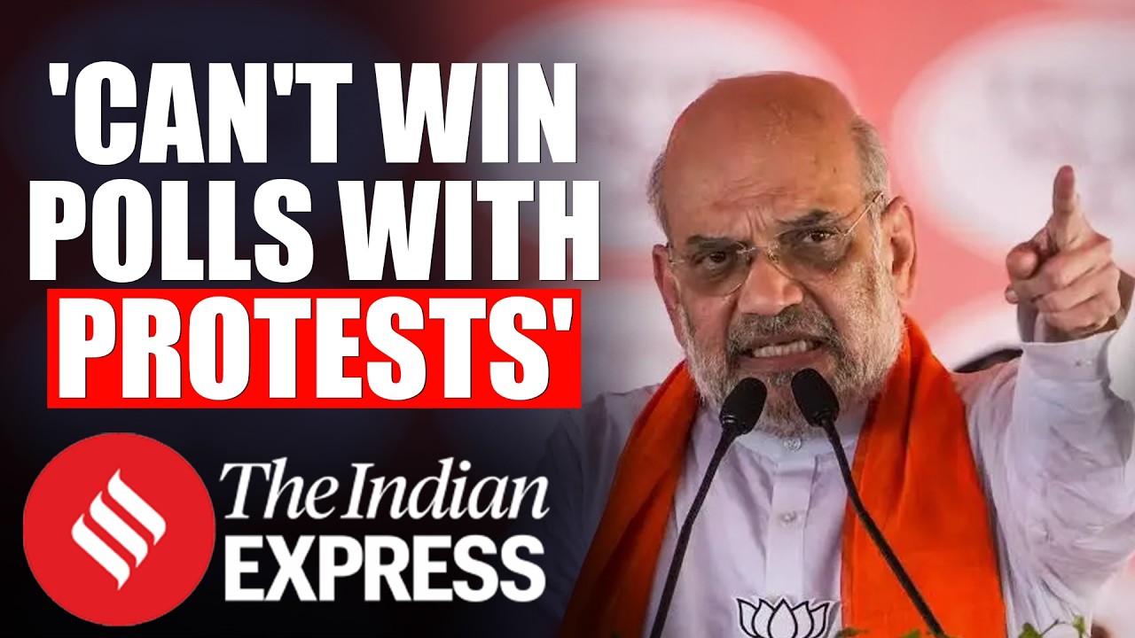 Amit Shah Slams Congress Over Protests & Vote Chori Charge