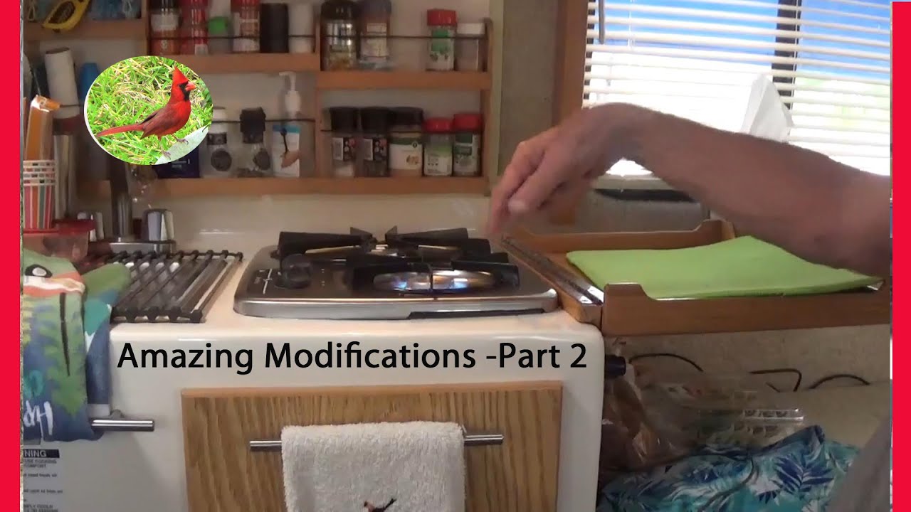 Amazing Inside Modifications of a 21 Year old Casita Camper -Part 2
