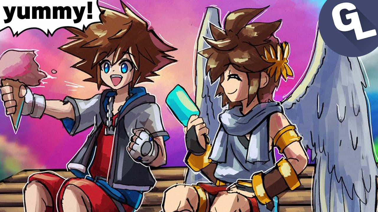 Sora meets Pit and Sonic
