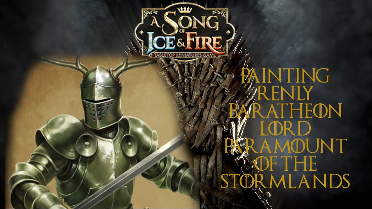 A Song of Ice and Fire Painting Tutorial: Renly Lord Paramount of the Stormlands