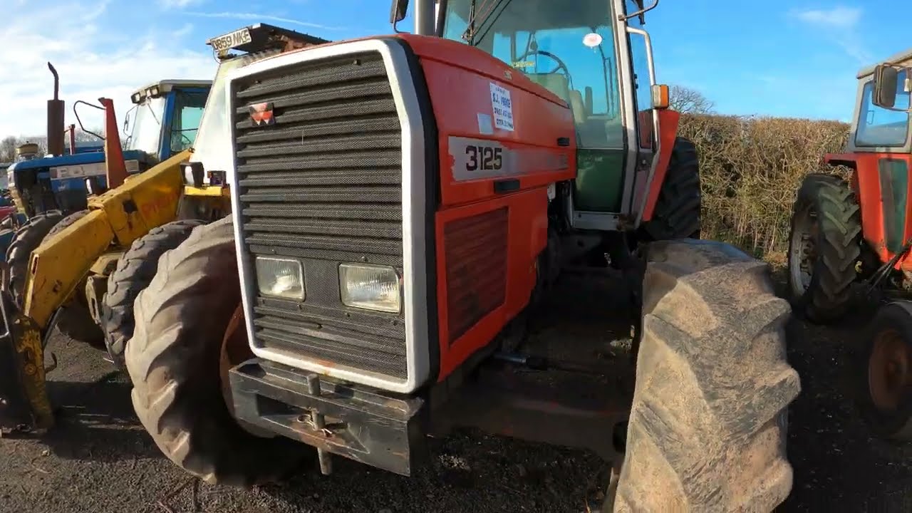 1991 Massey Ferguson 3125 4WD Datatronic 6.0 Litre 6-Cyl Diesel Tractor (126 HP)