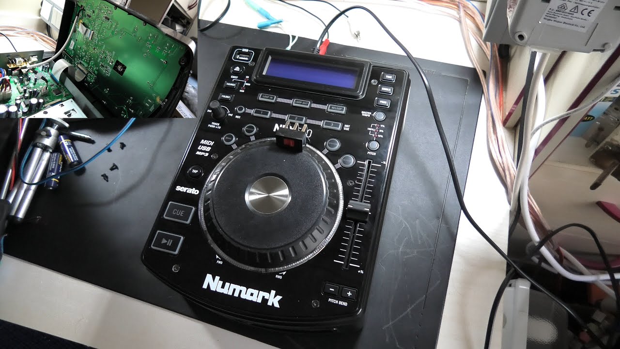 Numark NDX500 Dj Mixer MP3 CD Player & USB Wiedergabe (German Video)_4K