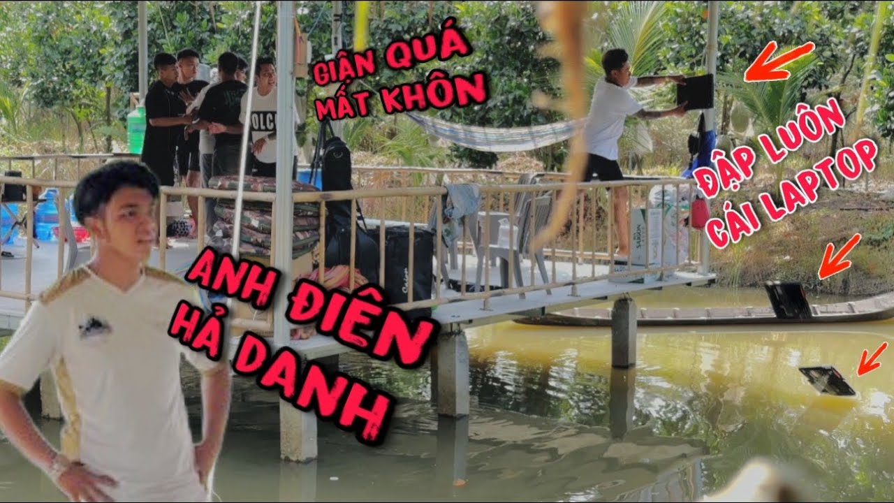 TNB - Danh và Dẹo Giỡn Rồi Quạo Đập Banh Laptop Của Team Và Phản Ứng Của Nhã