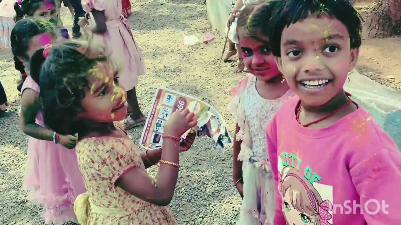 SRK English Medium School Holli Celebrations 