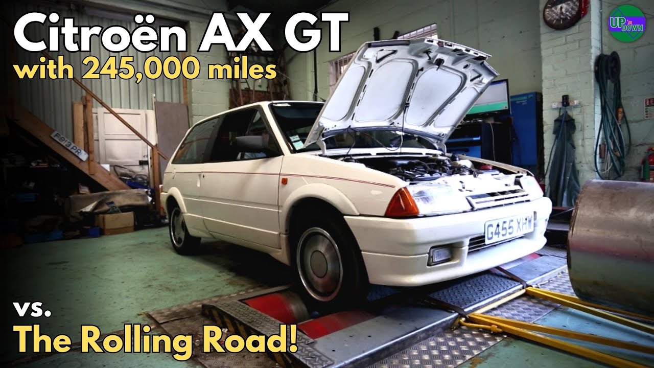 245,000 mile CITROEN AX GT vs. Dyno |  Rolling Road Memories