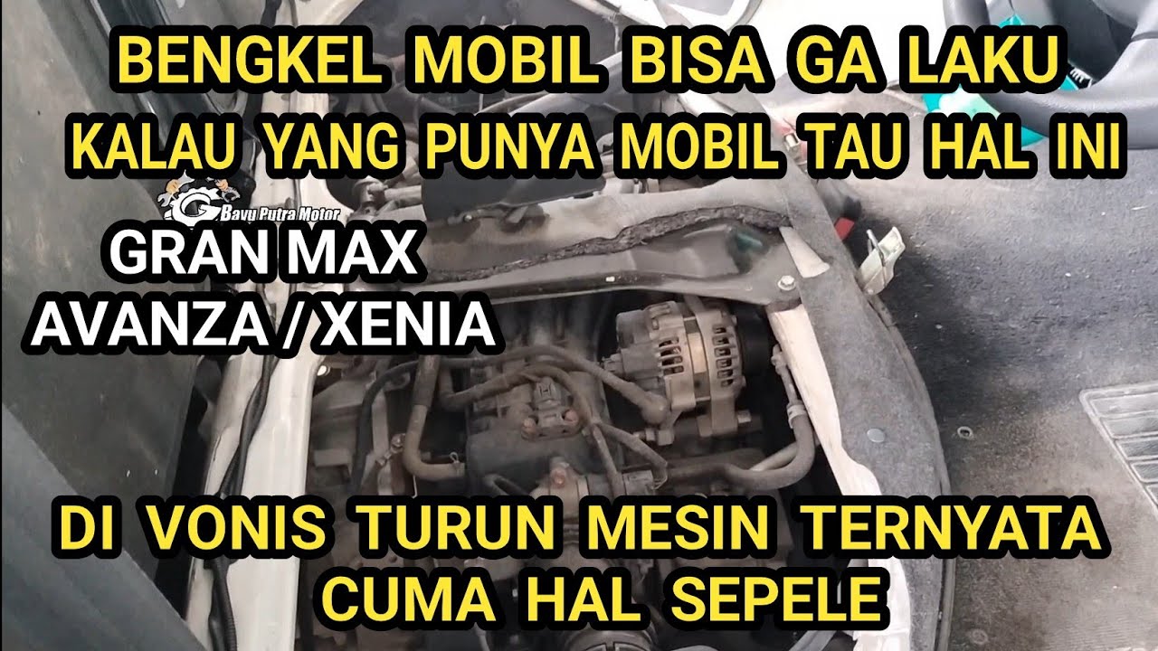 Di vonis turun mesin karna bunyi mesin kasar ngelatak setelah di analisa ternyata cuma hal sepele