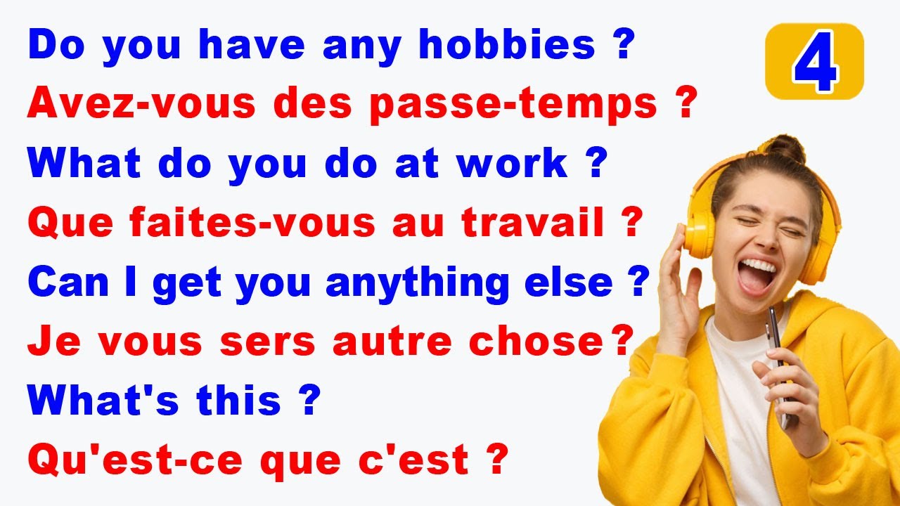 Mini exercices de Conversation et D'écoute en Anglais || Mini Conversation Exercises