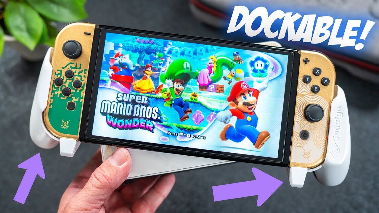 This Dockable Nintendo Switch Grip ROCKS! Satisfye ZenGrip Ronin Review! | Raymond Strazdas