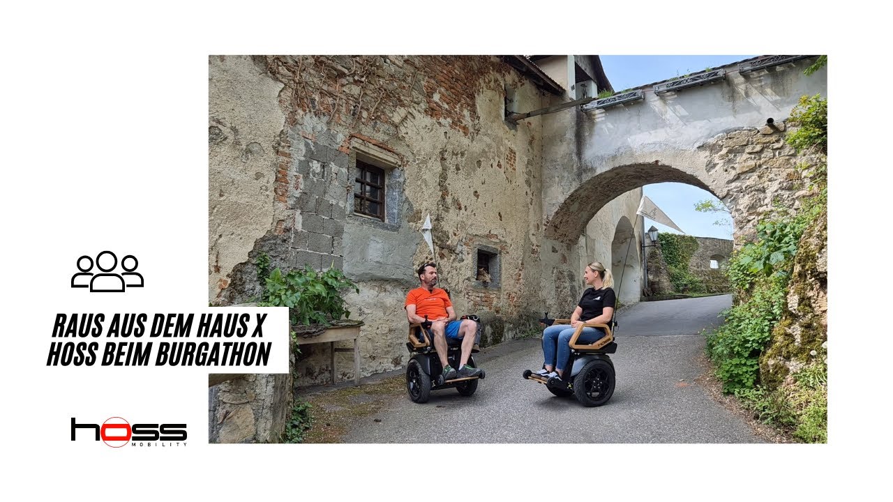 Raus aus dem Haus x hoss Mobility beim BurgAthon
