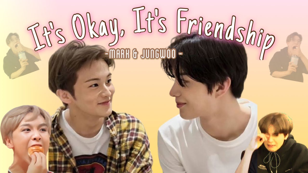 Mark secretly had crush on Jungwoo (feat. nct members thirdwheel reaction) [JUNGWOO MARK]