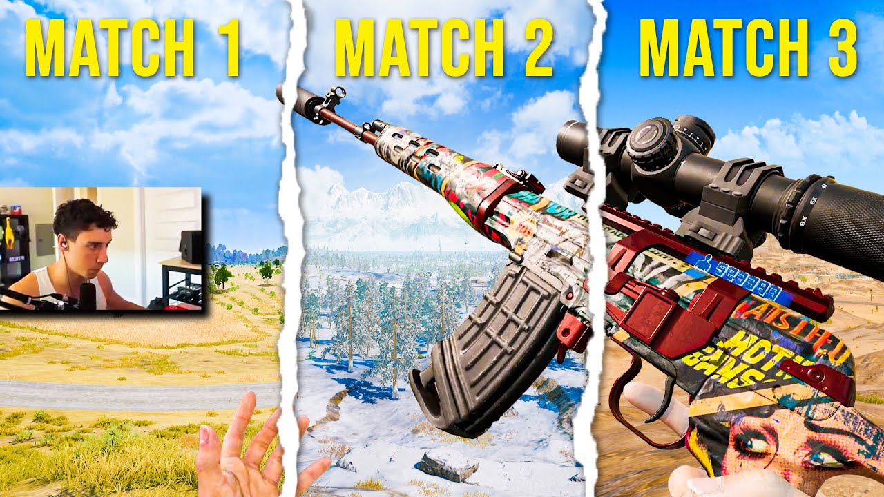We Won 3 Games of PUBG in a Row...