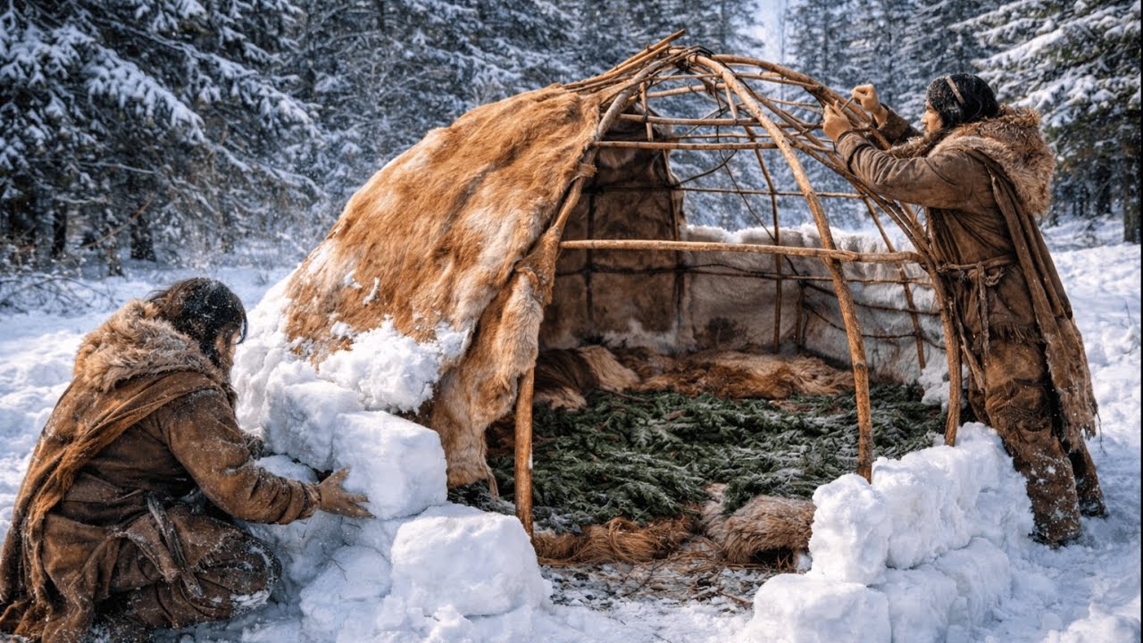 How Native Tribes Survived Harsh Winters In Temporary Shelters