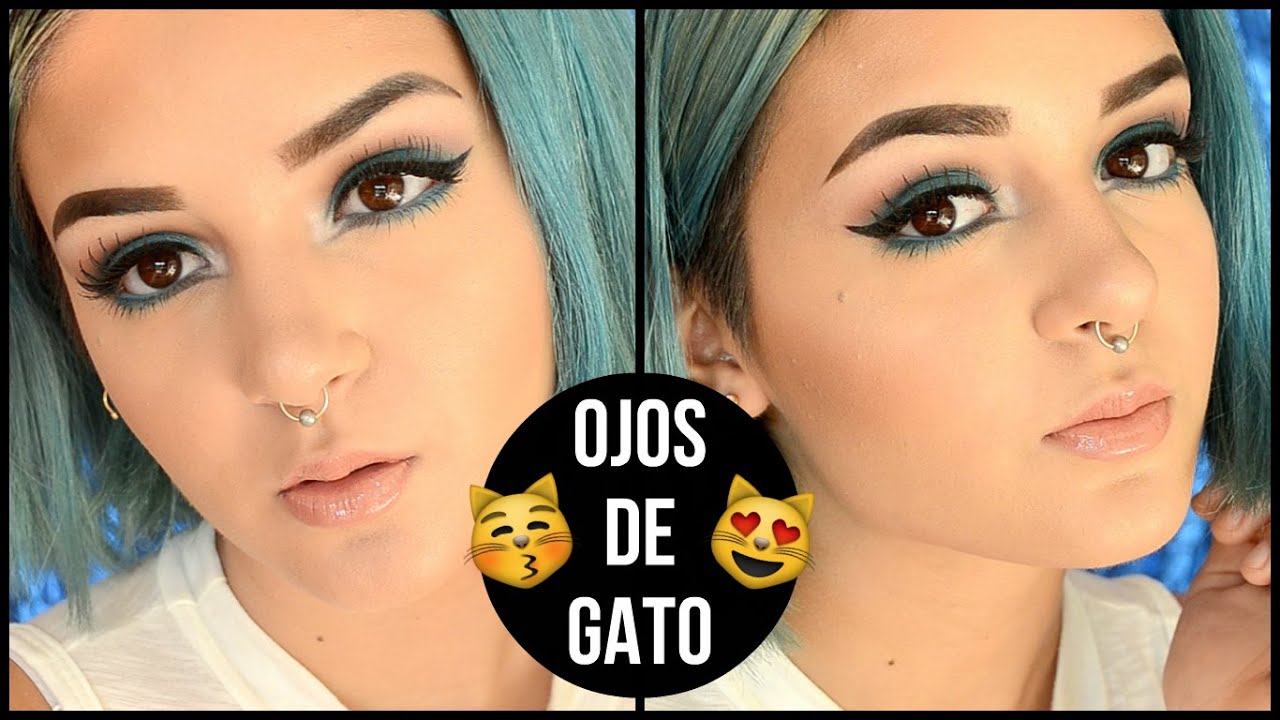 OJOS DE GATO - MAQUILLAJE EN AZUL | PRIMA VIKINGA