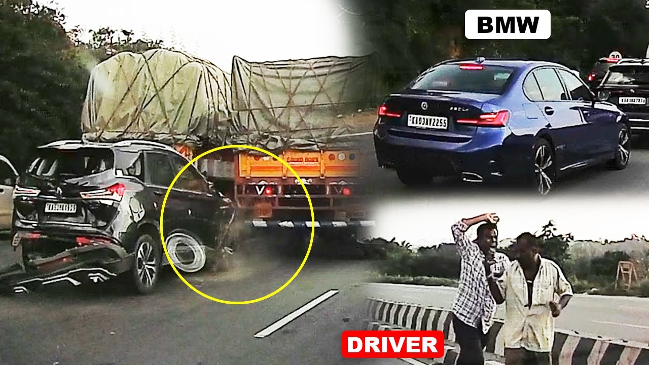 He nearly Killed many 😱 Careless Truck Driver Hits Multiple Vehicles on Highway